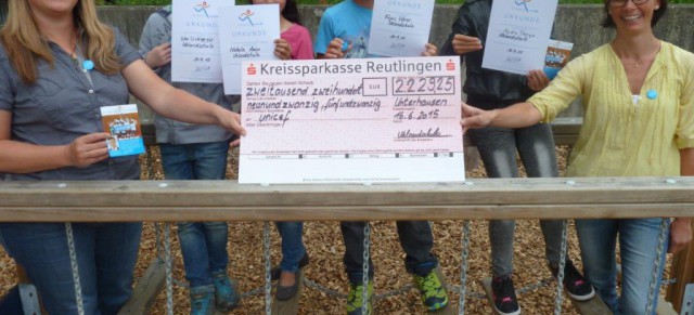 Schülerinnen und Schüler erliefen eine Spendensumme von über 2.000€
