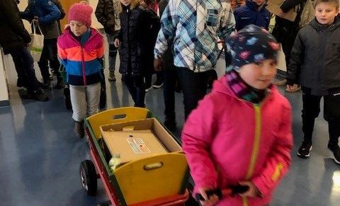 Leseförderung an der Grundschule Lichtenstein – Bücher gehen auf Wanderschaft